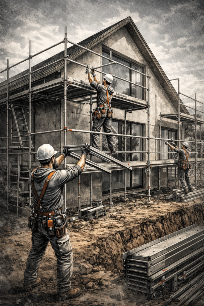 Rusztowania modułowe Bielsko-Biała – montaż i wynajem elewacyjnych