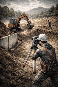 Prace ziemne Bielsko-Biała – wykopy koparką, niwelacja terenu i przygotowanie działki